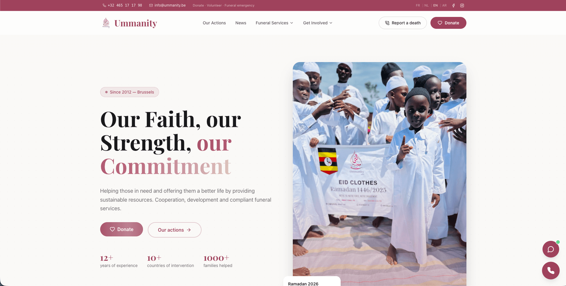 Aperçu du site Ummanity